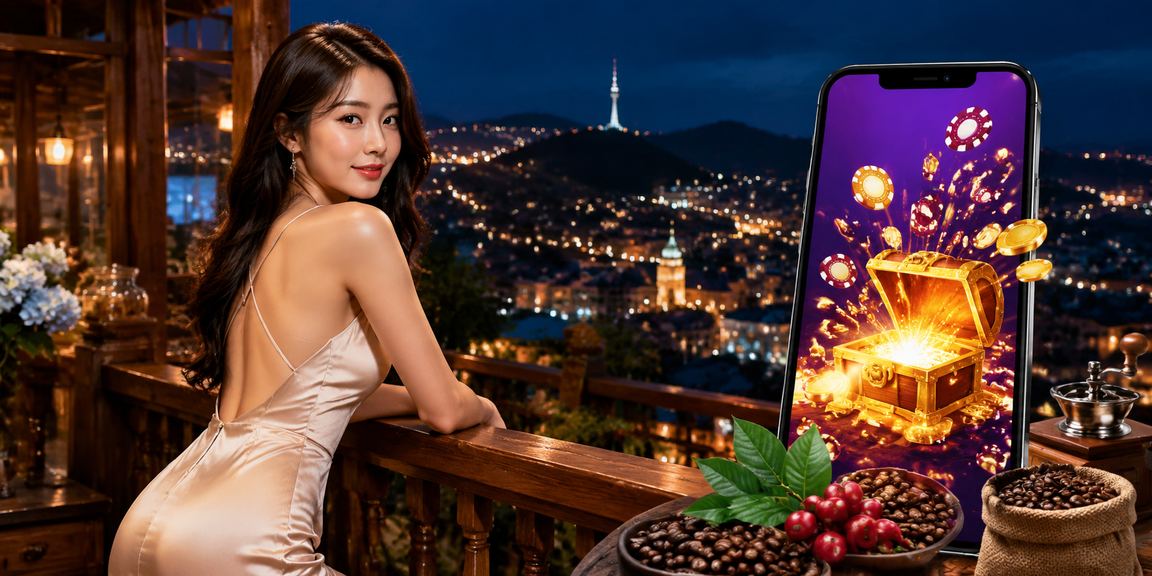 Người dùng tại Đà Lạt thư giãn bên tách cà phê và tham gia casino qua điện thoại